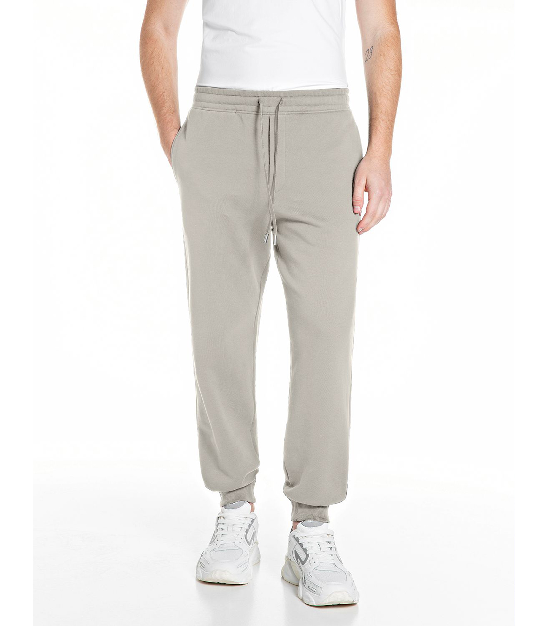 コットンテリーフリースパンツ 詳細画像 ライトベージュ 1